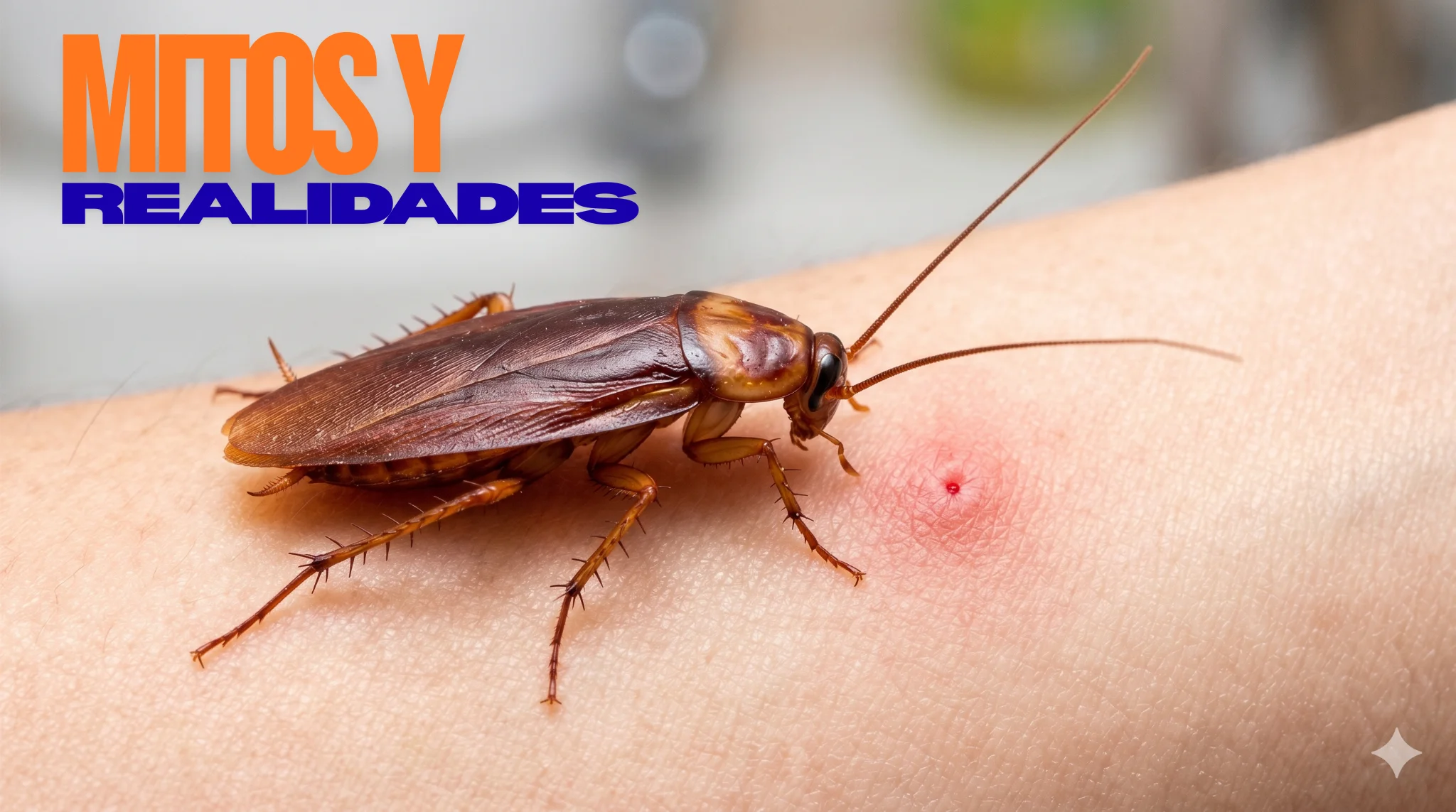 Mitos y Realidades ‘Cucarachas’: ¿Qué Pasa si te Pica o Muerde una Cucaracha?